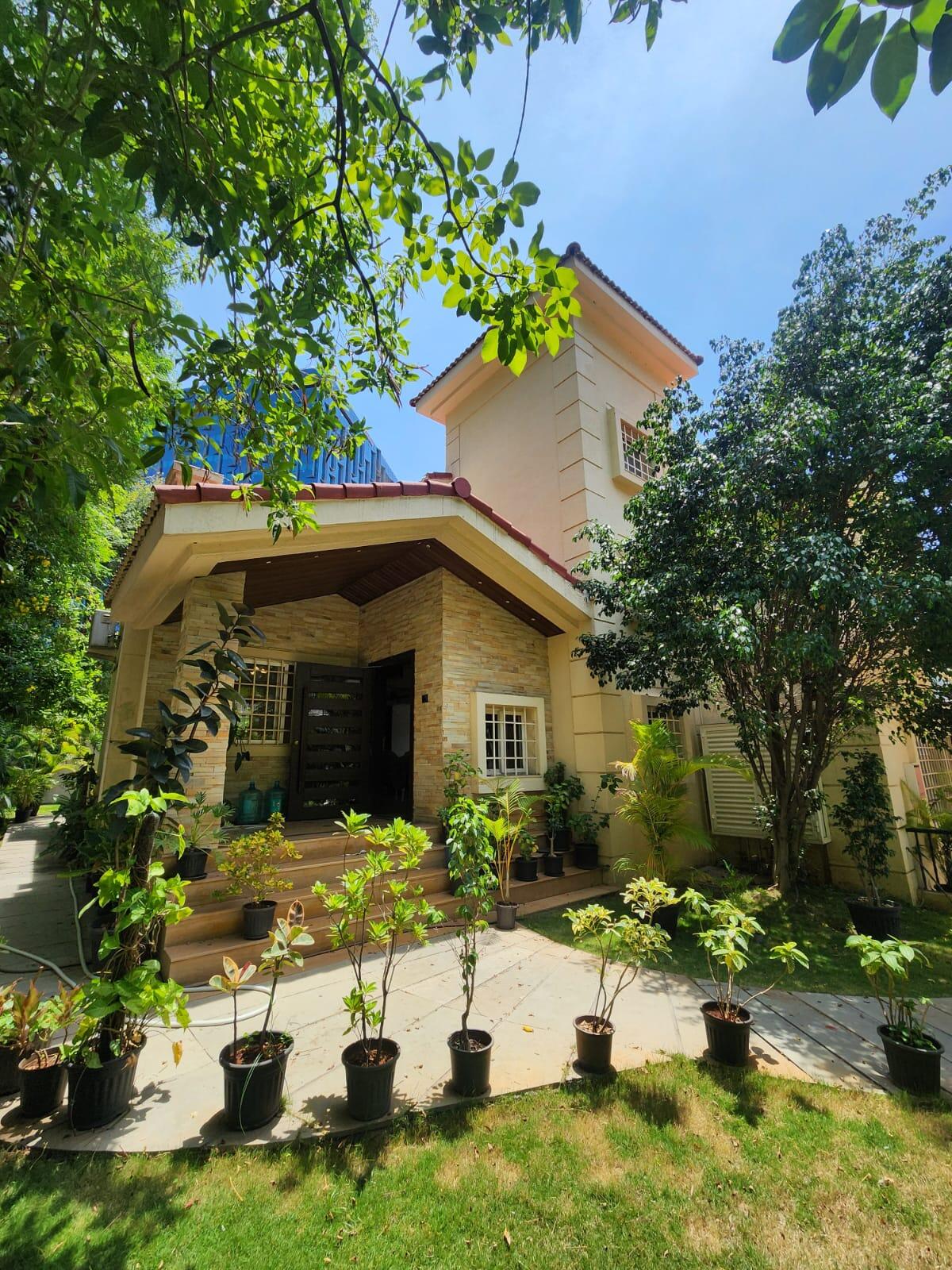 Available Exclusive 3.5 BHK Luxury Bungalow for Rent | Gera Bungalows, Kharadi, Pune