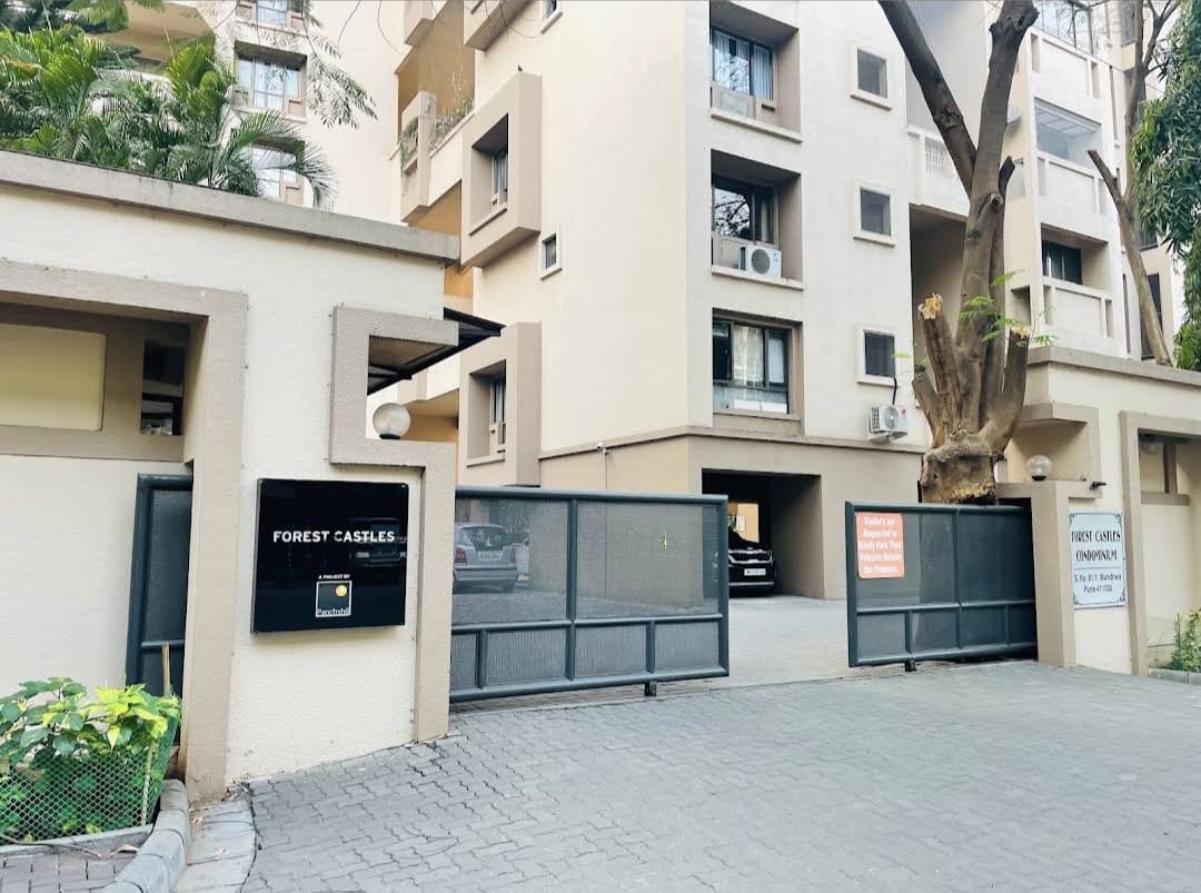Available Elegant 3 BHK Apartment for Rent | Panchshil Forest Castles, Koregaon Park Annexe, Pune